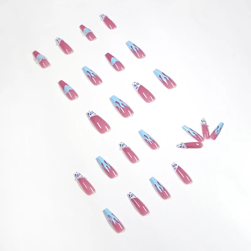 Artful stiletto nails in creative design Stornfield