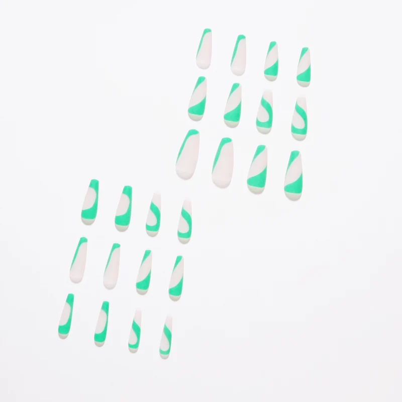 Artful nail art with modern French tip and colorful accents Stornfield