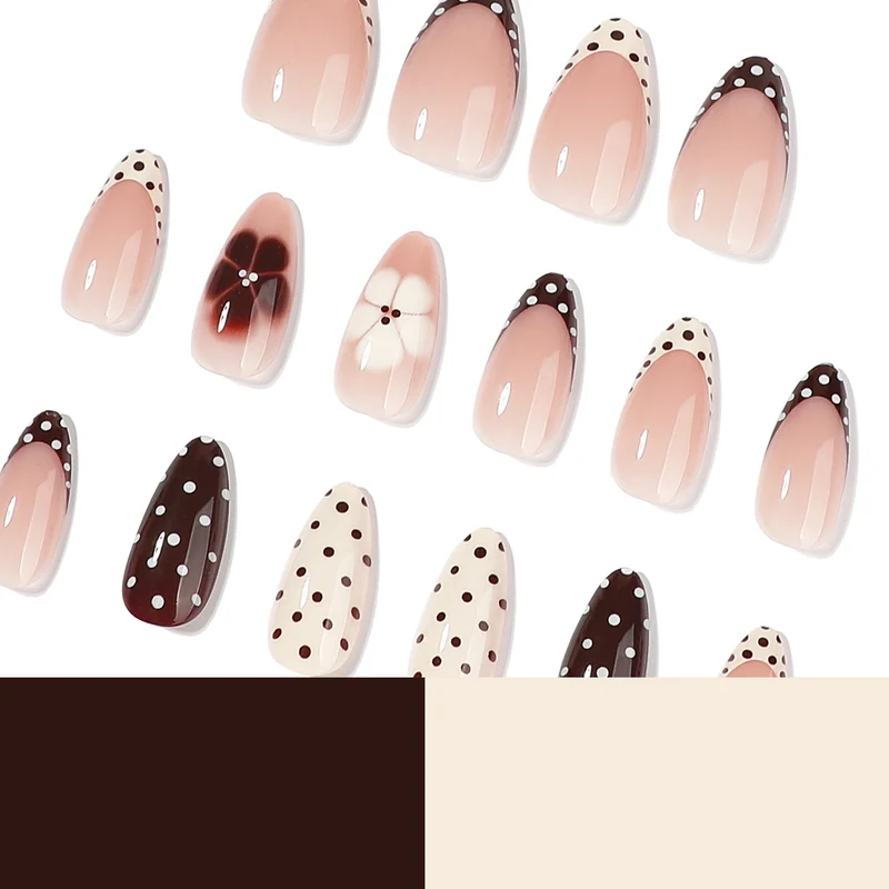 Artful nail art with floral design and various patterns Stornfield