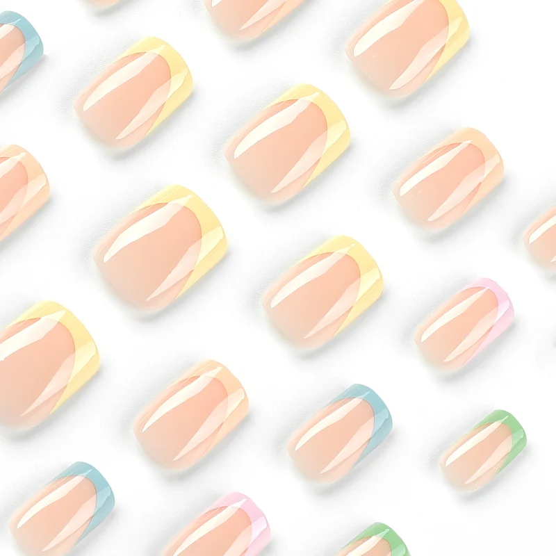 Artistic nail decoration with delicate gradient and elegant tips Stornfield