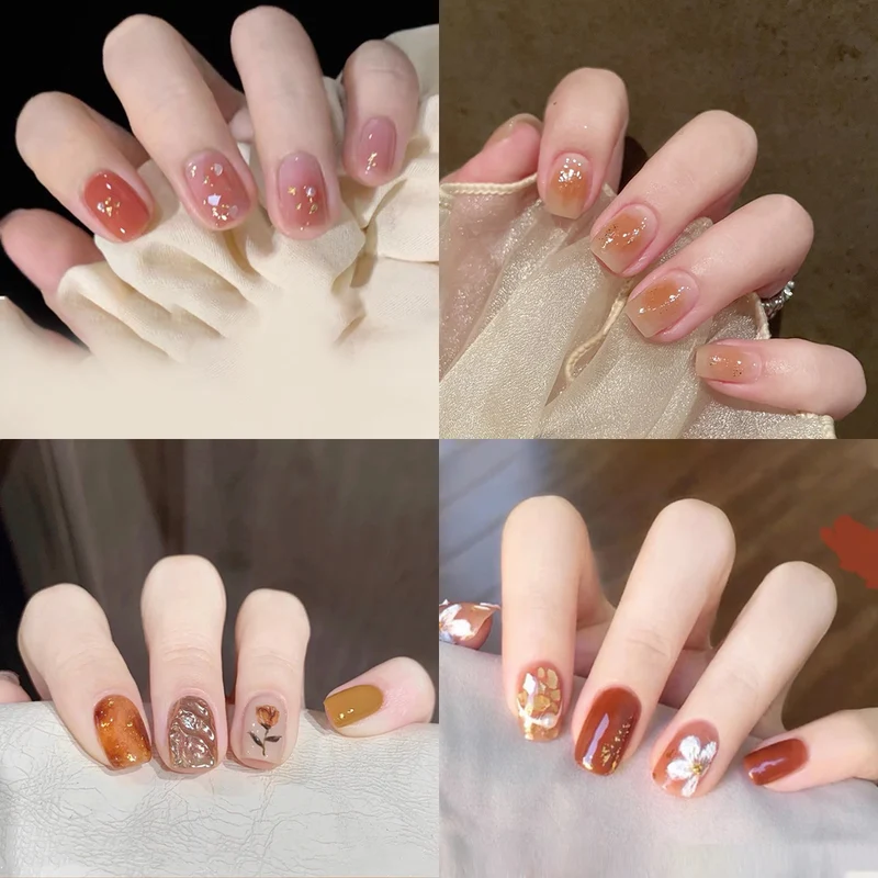 Artistic nail decoration with glitter details Stornfield