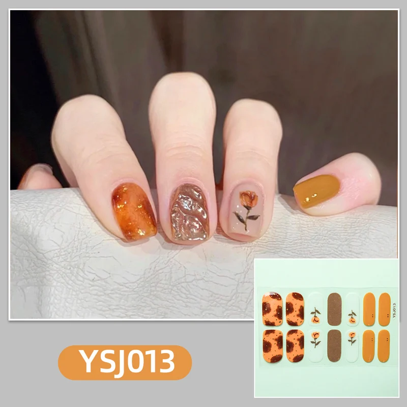 Artistic nail decoration with glitter details Stornfield