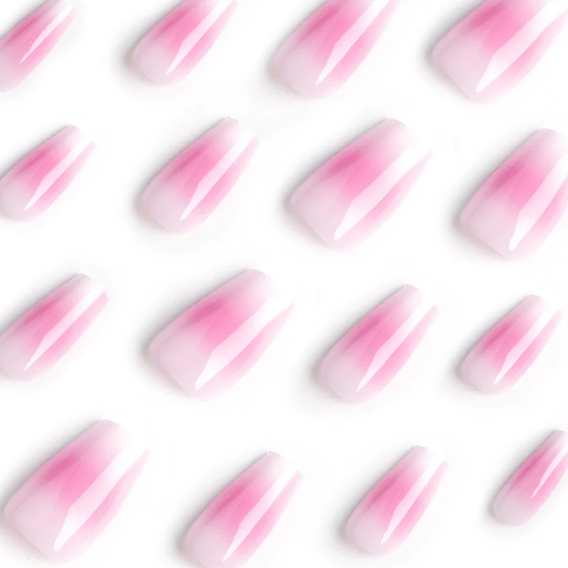 Artful Nail Extensions with Delicate Ombre Effect Stornfield