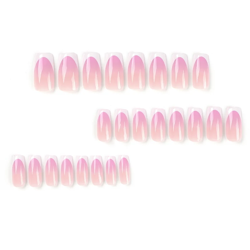 Artful Nail Extensions with Delicate Ombre Design Stornfield