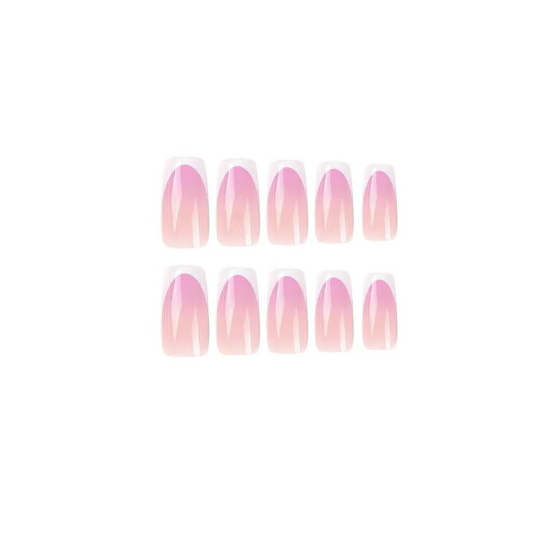 Artful Nail Extensions with Delicate Ombre Design Stornfield