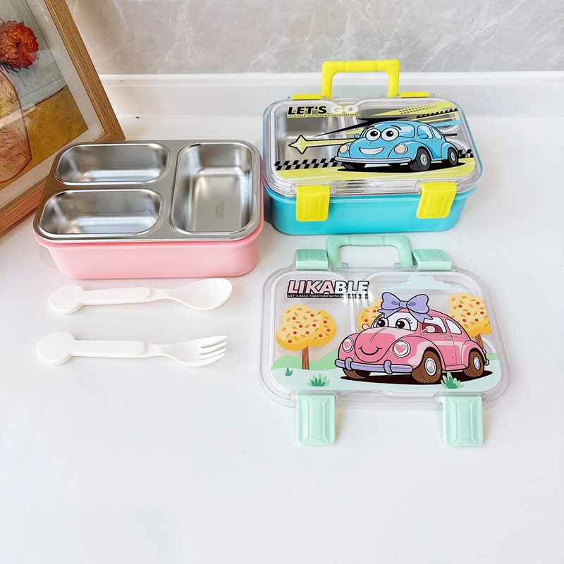 Cartoon-Themen Multi-Abteil Lunchcontainer