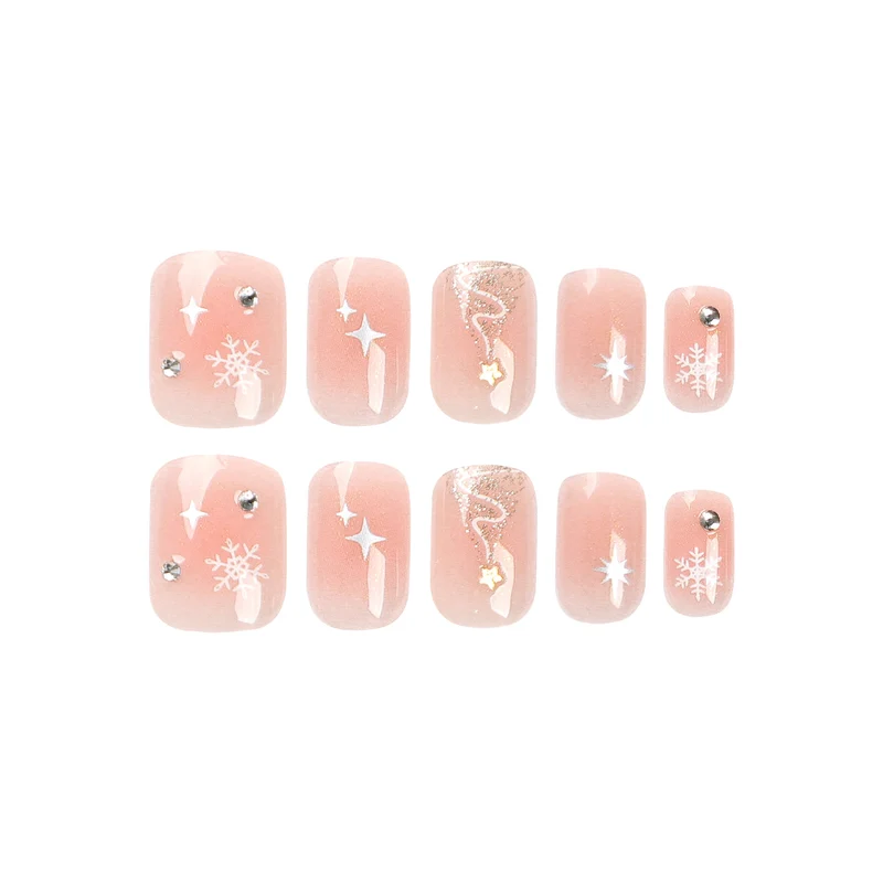 Artful Nail Extensions with Christmas Design Stornfield