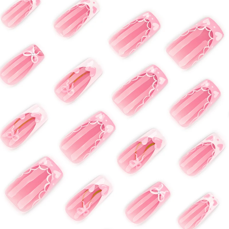 Artistic Nail Extensions with Playful Floral Design Stornfield