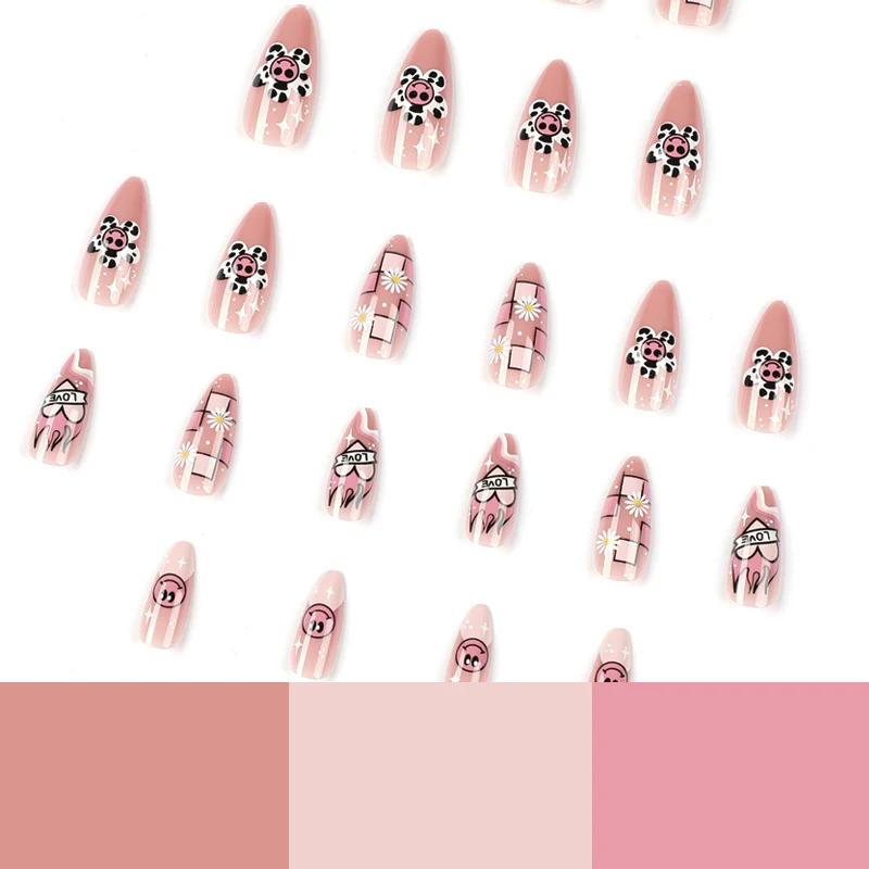 Artful Nail Extensions with Playful Design and Unique Motifs Stornfield