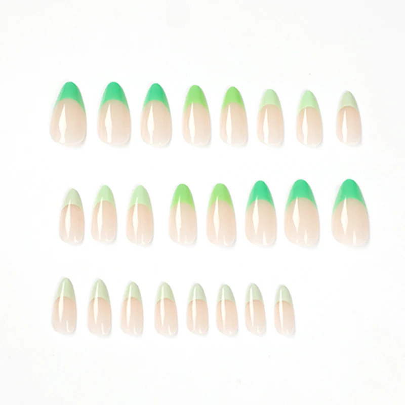 Artful nail extensions with trendy ombre color Stornfield