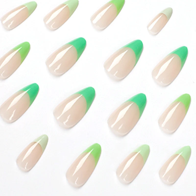 Artful nail extensions with trendy ombre color Stornfield