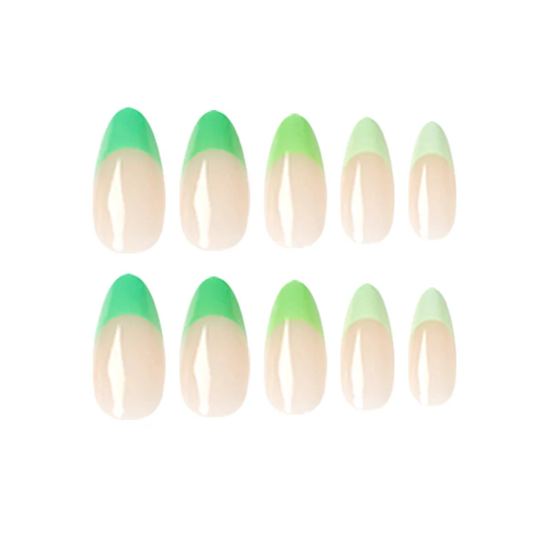 Artful nail extensions with trendy ombre color Stornfield