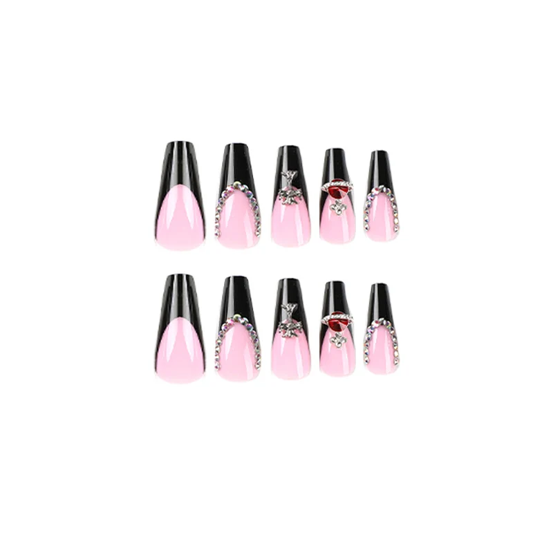 Artful Nail Extensions with Rhinestone and Planet Designs Stornfield