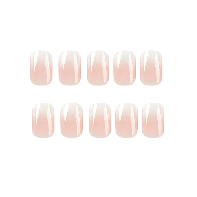Artful Nail Extensions with Gentle Gradient Stornfield