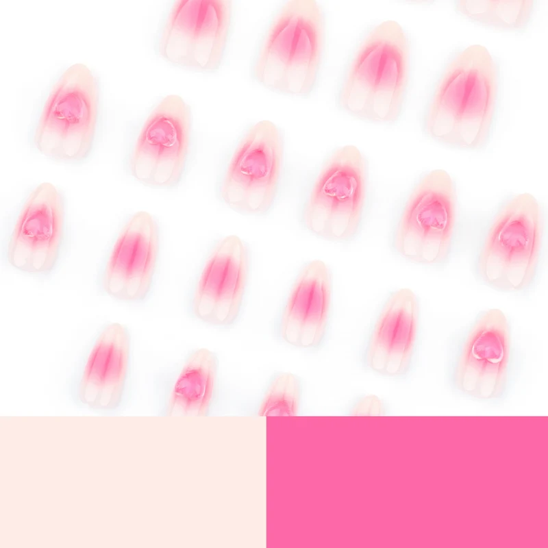 Artistic Nail Extensions with Rose Design Stornfield