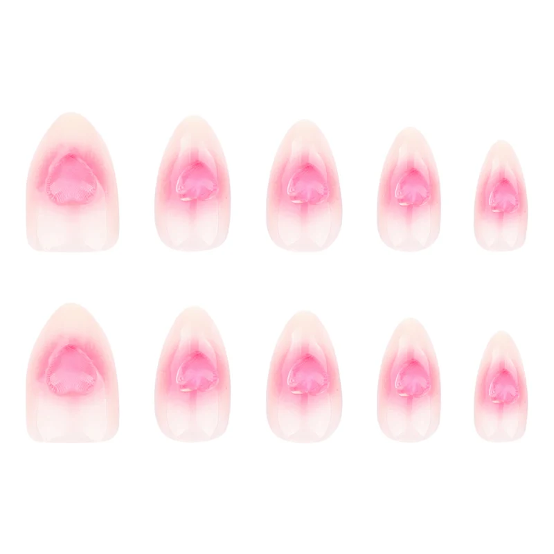 Artistic Nail Extensions with Rose Design Stornfield