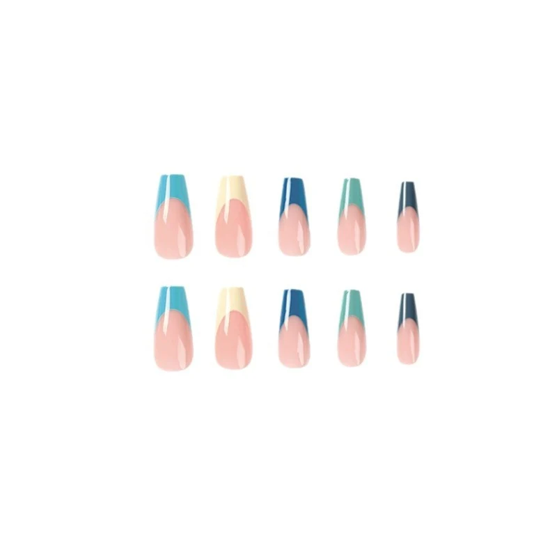 Artful Nail Extensions with Precise Gradient and Elegant Accents Stornfield