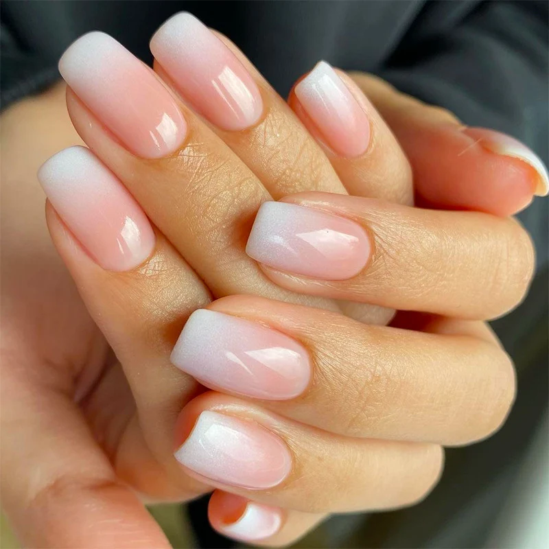 Artful Nail Extensions with Ombre Design Stornfield
