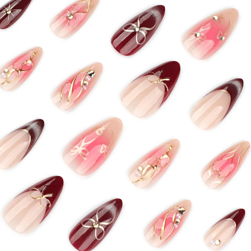Artistic Nail Extensions with Creative Decorations Stornfield