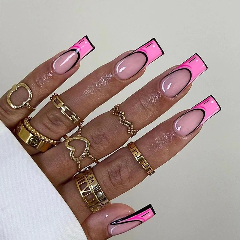 Artful Nail Extensions with Creative Design Stornfield