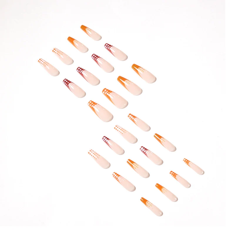 Artful Nail Extensions with Innovative Dot Design Stornfield