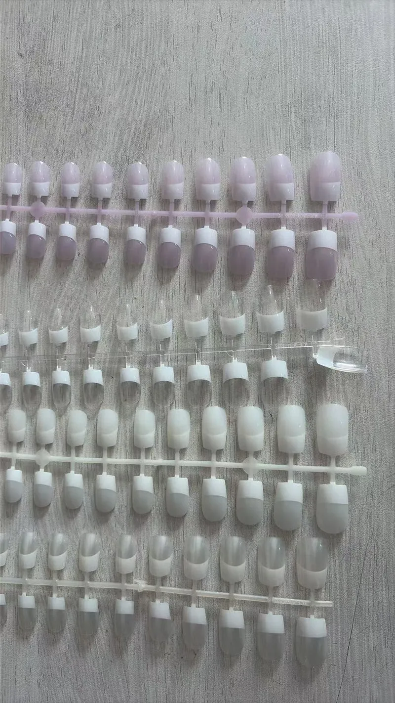 Premium French Tip Press-On Nails Stornfield