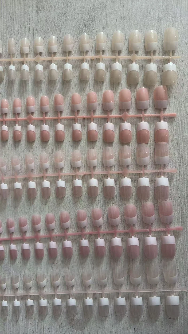 Premium French Tip Press-On Nails Stornfield