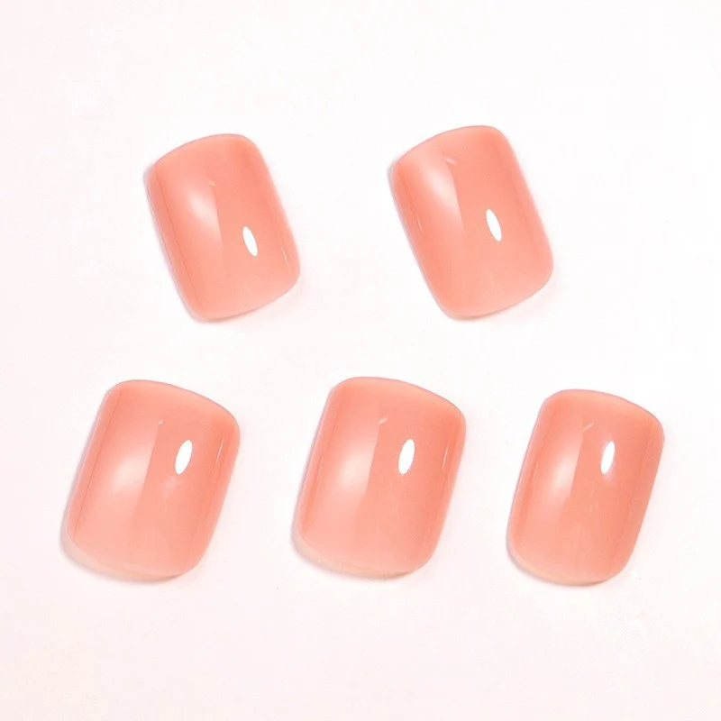 Natural Glossy Press-On Nail Set Stornfield