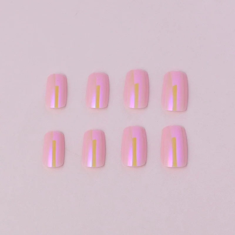 Natural French Tip Press-On Nails Stornfield