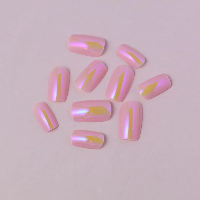 Natural French Tip Press-On Nails Stornfield