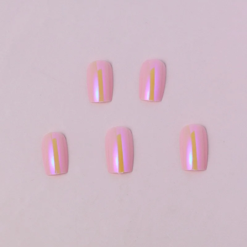 Natural French Tip Press-On Nails Stornfield