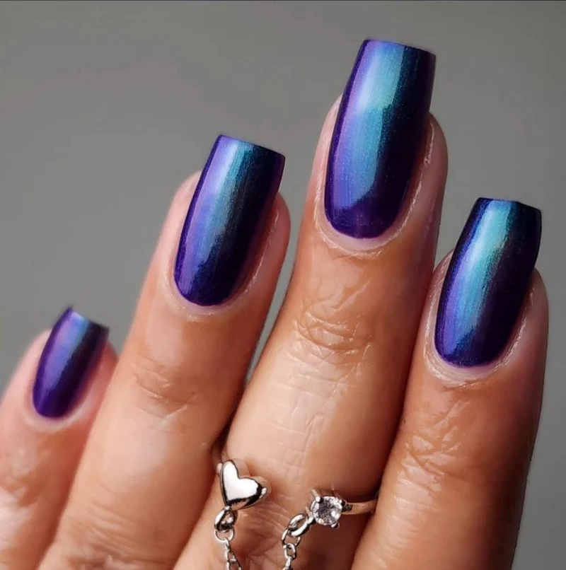 Natural French Tip Press-On Nails Stornfield