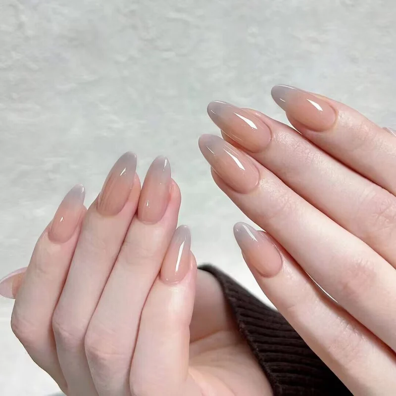 Natural Effect Press-On Nail Set Stornfield