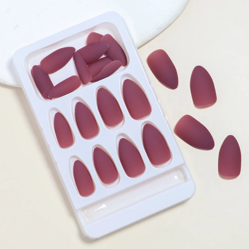 Matte Stiletto Press-On Nails Stornfield