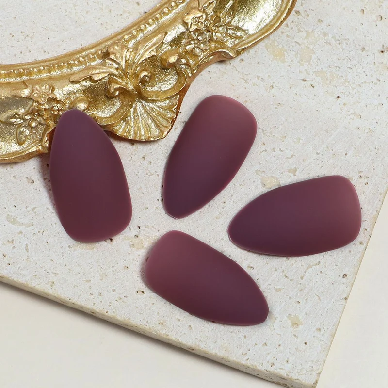 Matte Stiletto Press-On Nails Stornfield