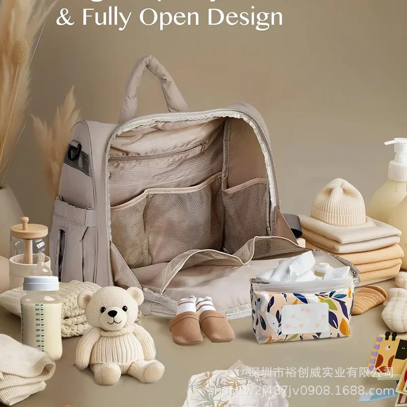 Multi-Funktionaler Windelrucksack mit Wickelmatte Karnz