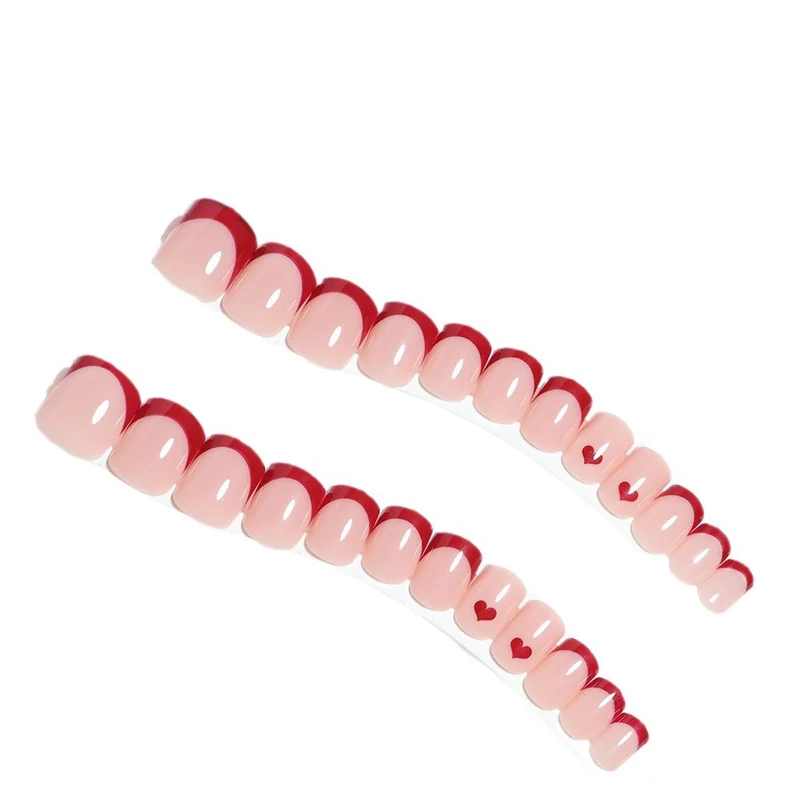 Heart-Shaped Custom Nail Art Stornfield