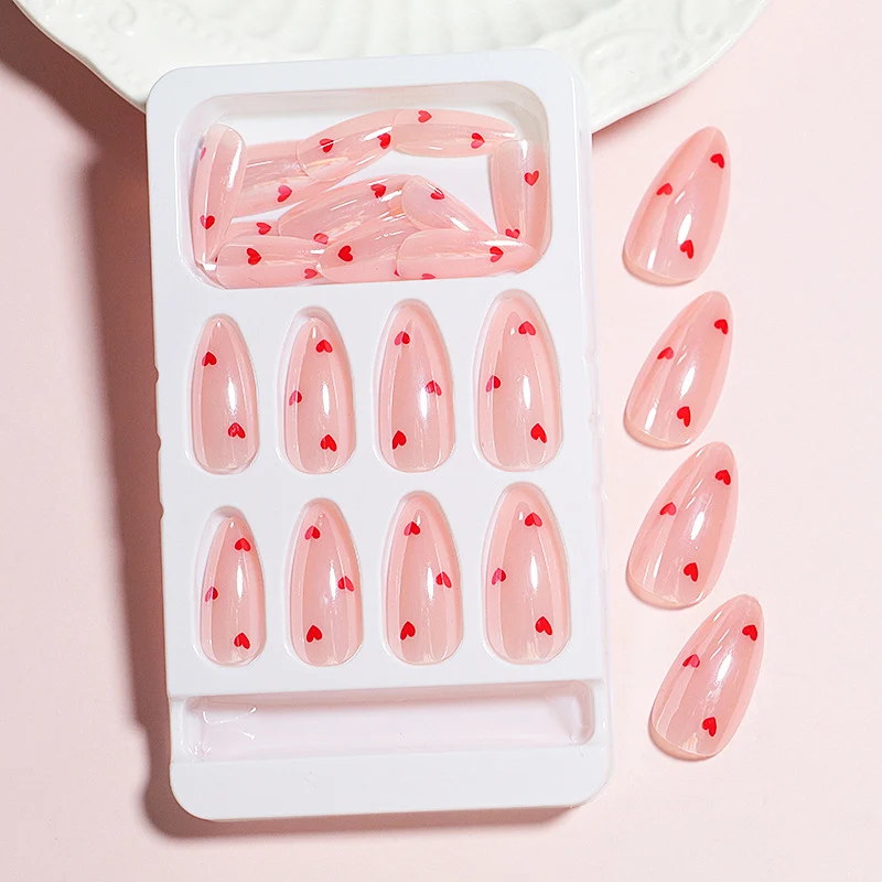 Heart-Design Press-On Nails Stornfield