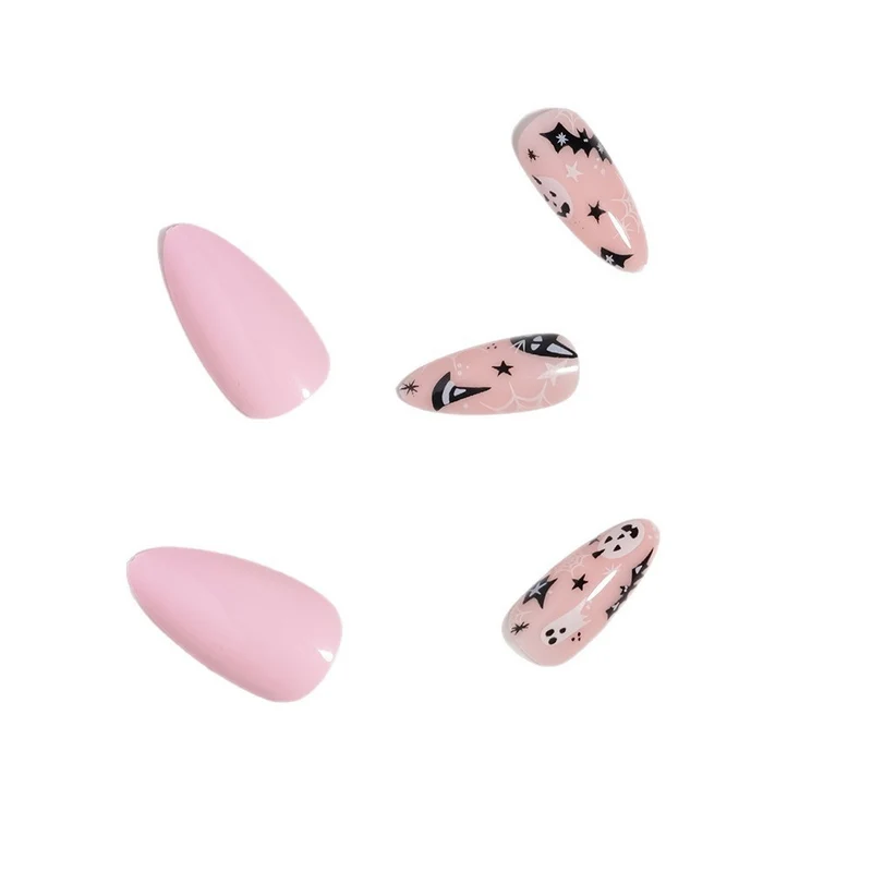 Halloween-Themed Press-On Nail Art Stornfield