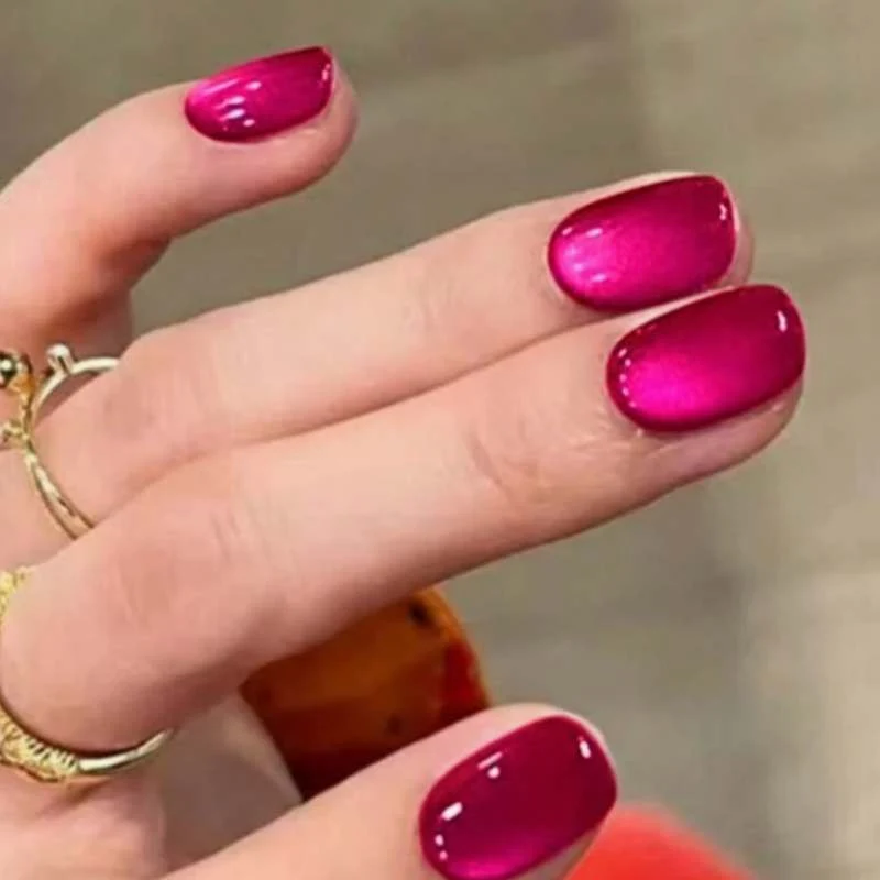 Glossy Ombre Press-On Nail Set Stornfield