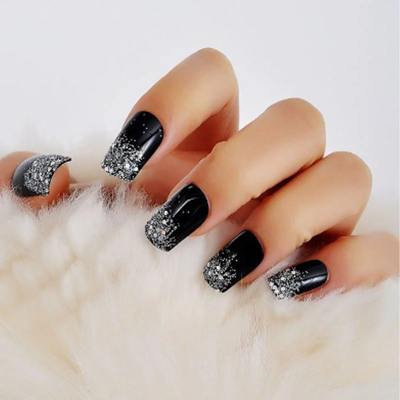 Glittery Nail Art Stornfield