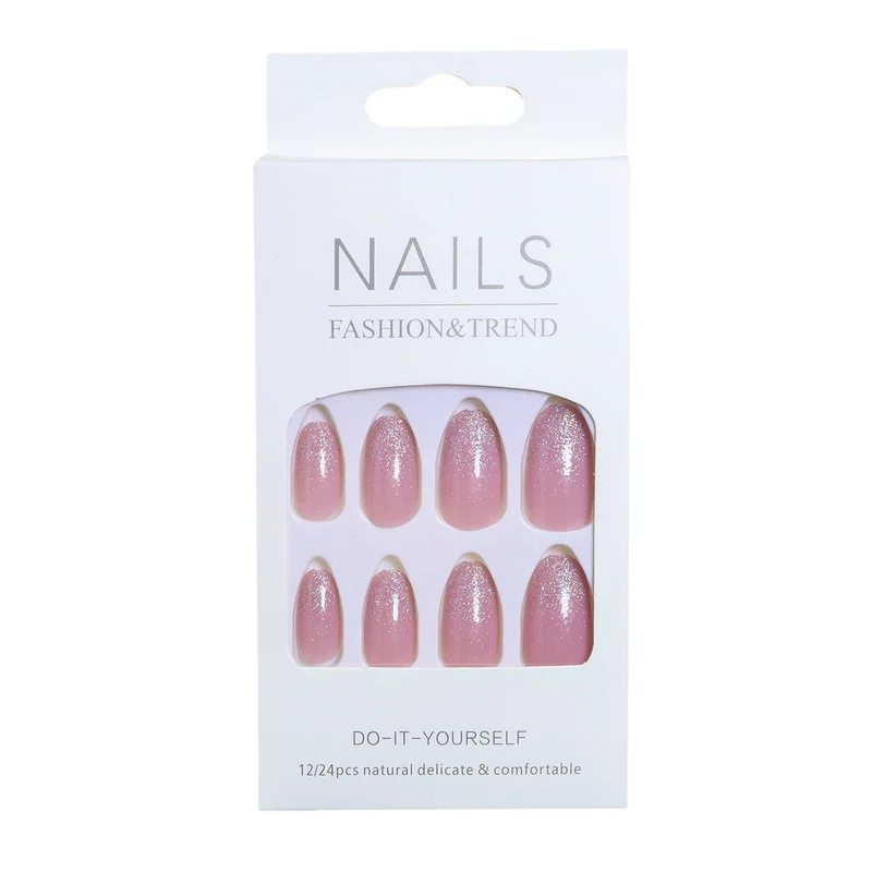 Glittery Elegant Press-On Nail Set Stornfield