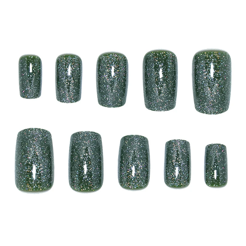 Glittering Press-On Nails Stornfield