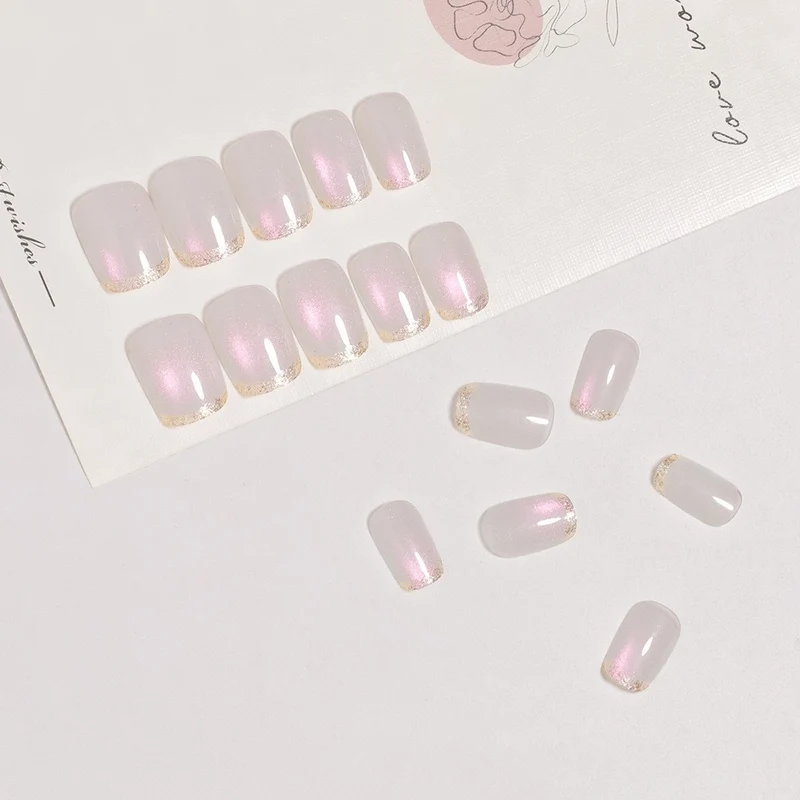 Glitter Accent Press-On Nail Set Stornfield