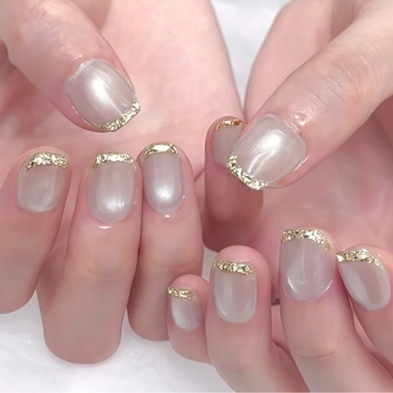Glitter Accent Press-On Nail Set Stornfield