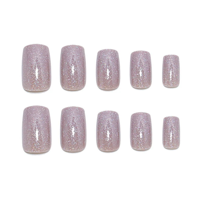Glamorous Glittering Press-On Nails Stornfield