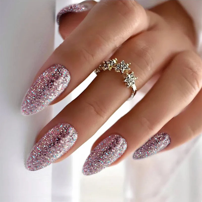 Glamorous Glitter Press-On Nail Set Stornfield