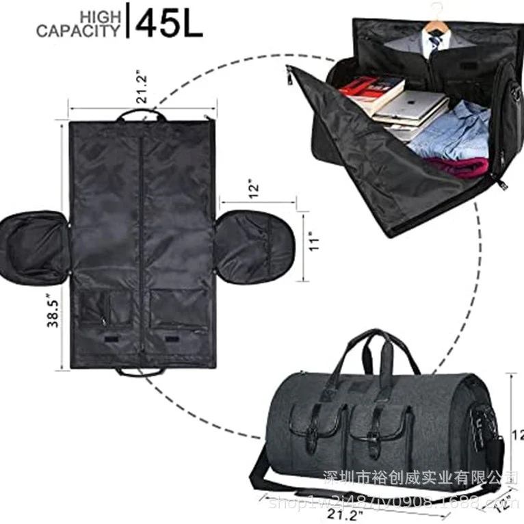 Professionelle Kleider Reise Duffel Tasche Karnz