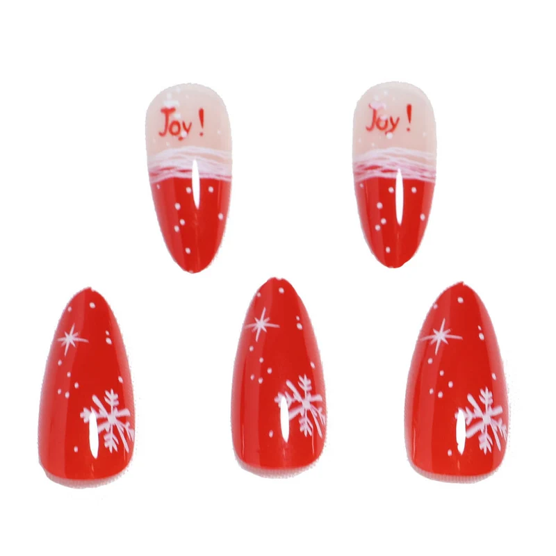 Festive Themed Press-On Nail Art Set Stornfield