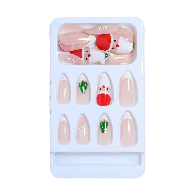 Festive Seasonal Press-On Nail Art Stornfield